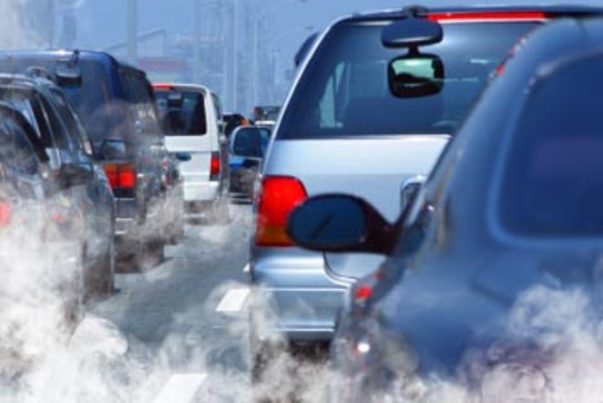 Air pollution caused by cars