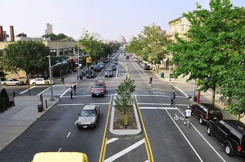 A fully constructed Complete Street